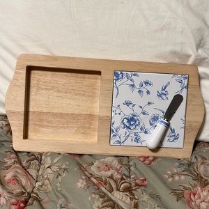 NWT Vintage Hallmark Moments Of Beauty Cheese Board